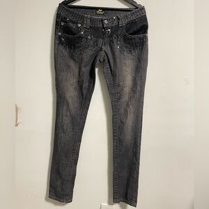 Akademiks Y2K sequin-embellished Jeans